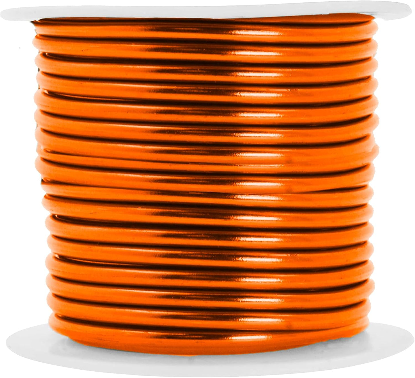 Mandala Crafts 10 Gauge Anodized Aluminum Craft Wire for Jewelry Making - 32 FT Colored Flexible Orange Wire - Bendable for Bonsai Armature Crafting Sculpting - Crafty Corner
