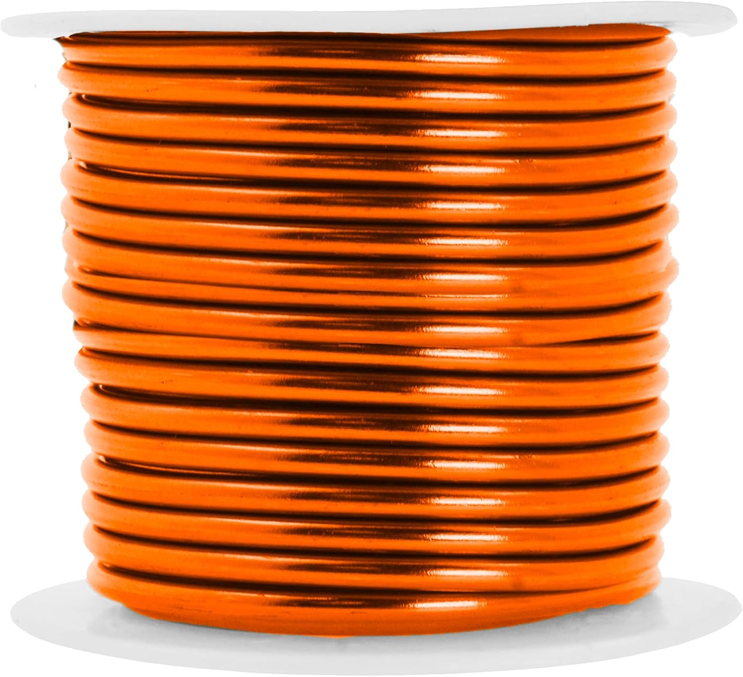 Mandala Crafts 10 Gauge Anodized Aluminum Craft Wire for Jewelry Making - 32 FT Colored Flexible Orange Wire - Bendable for Bonsai Armature Crafting Sculpting - Crafty Corner