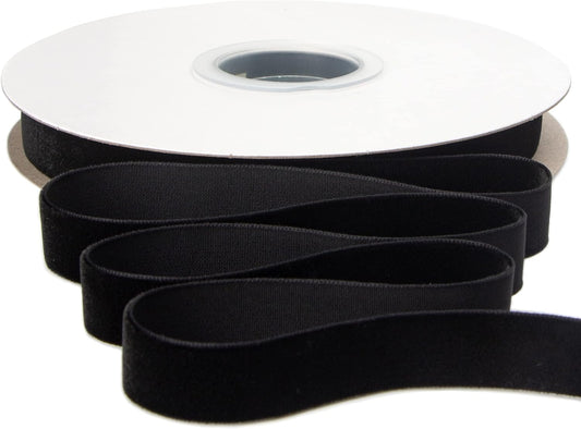 Ribbli Polyester Black Velvet Ribbon,5/8 Inches Continuous10-Yard Spool,Christmas Ribbon for Gift Wrapping,Floral Bouquets, Home Decor - Crafty Corner