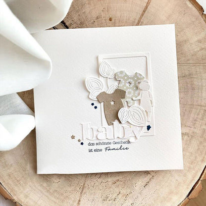 Lapoo Metal Cutting Die for Scrapbooking, 3D Backgrounds Frame New Cutting Dies DIY Album Card Making Decor Paper Craft Metal Die Cuts Party Wedding Decorations (Falling Flower 3 x 2 in)