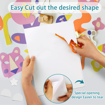 Double Sided Adhesive Sheets for Arts Craft Scrapbooking Photo Albums Home Decorative 25Pcs, 8.3 x 11.7 Inch