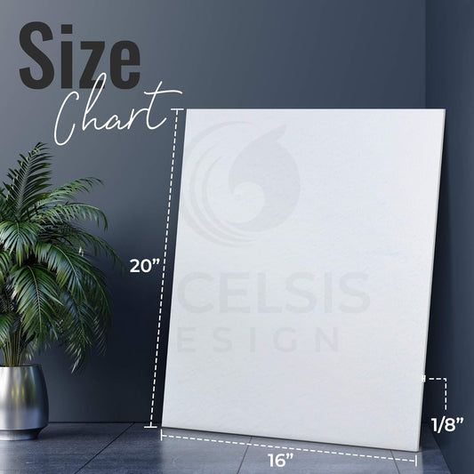 15 Pack Foam Board | White Foam Board 1/8 Inch Thick White Core Mat | Backing Board for Presentations, Signboards, Arts, Display and Crafts with Double-Sided Sheet - 16x20 Inches