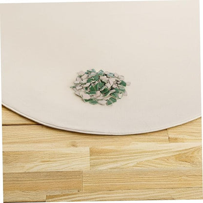 TEHAUX 1 Pack DIY Kit Unique Green Ceramic Tiles for Stepping Stones Home Decoration and Art Projects