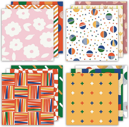 24 Sheets 12 Designs Scrapbook Paper Pad,6"×6” Single-Sided Decopodge Craft Cardstock Paper,Scrapbooking DIY Decorative Background Cardmaking Supplies.Sweet Love - Crafty Corner