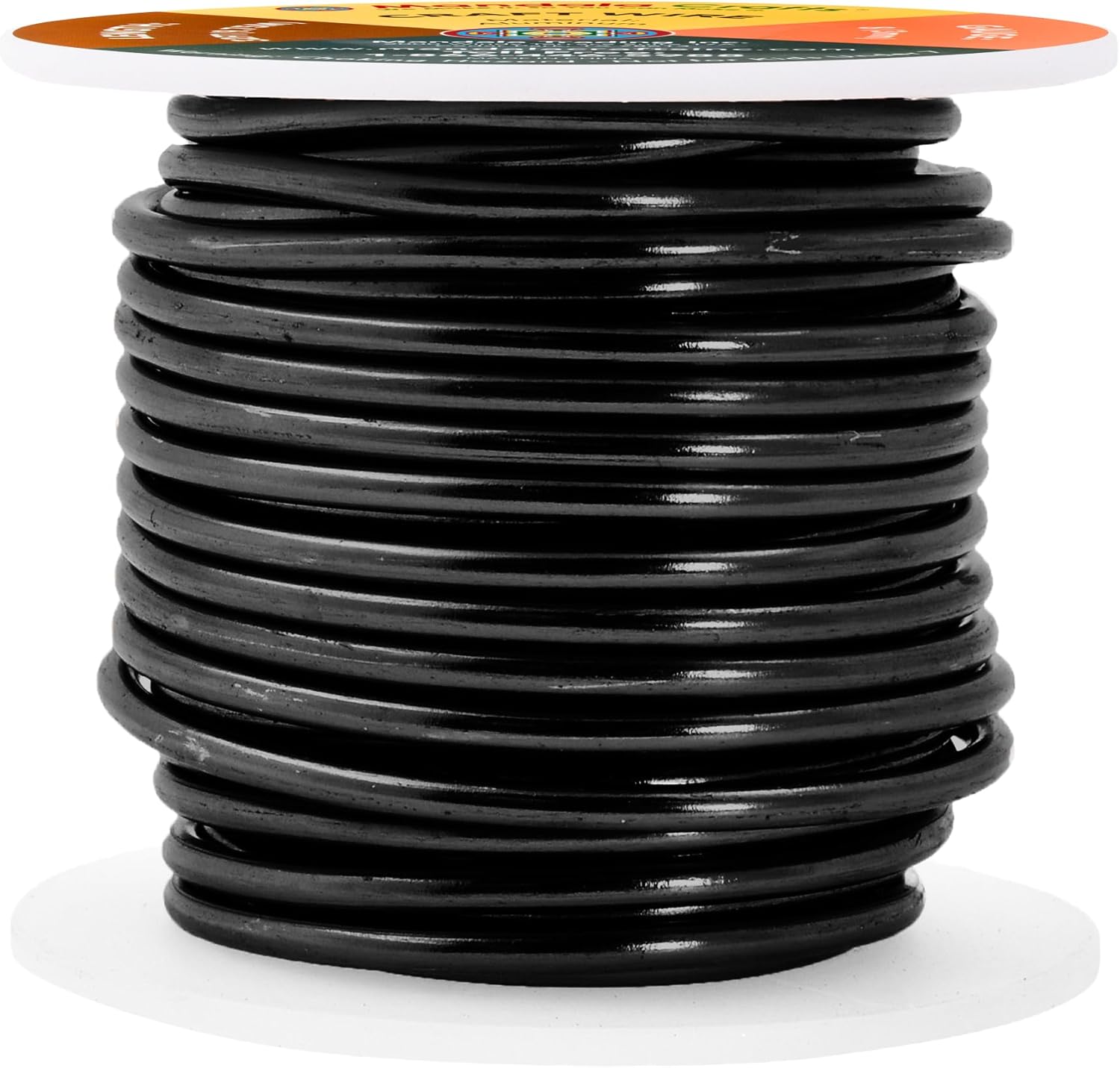 Mandala Crafts 8 Gauge Anodized Aluminum Craft Wire for Jewelry Making - 32 FT Colored Flexible Black Wire - Bendable for Bonsai Armature Crafting Sculpting - Crafty Corner