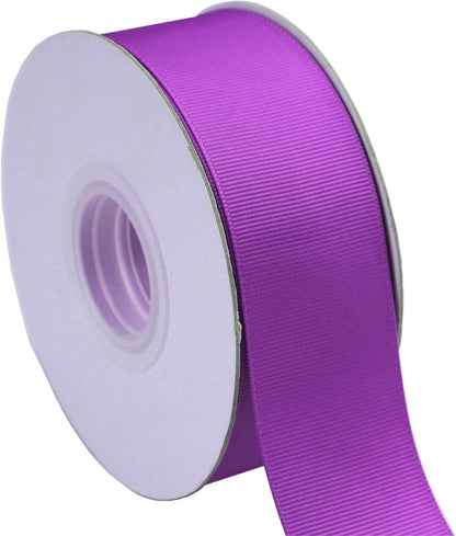 ITIsparkle 11/2" Inch Grosgrain Ribbon 25 Yards-Roll Set for Gift Wrapping Cake Decoration Party Favor Hair Braids Hair Bow Baby Shower Decoration Floral Arrangement Craft Supplies, Purple Ribbon - Crafty Corner