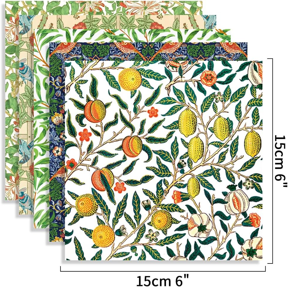 Origami Paper Kit 100 Sheets 6 Inch Square Double Sided Color 20 Vivid Colors for Hand Crafts Origami Paper Arts Creativity.Summer - Crafty Corner