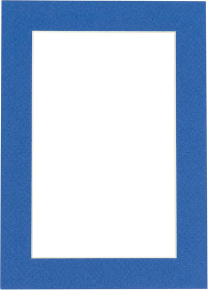 11x14 Mat for 8.5x11 Photo - Precut Royal Blue Picture Matboard for Frames Measuring 11 x 14 Inches - Bevel Cut Matte to Display Art 8.5 x 11 Inches - Acid Free ONE MAT with Backing Board & Clear Bag