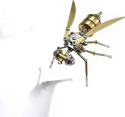 Challenging 3D Puzzle Gift Steampunk Metal Insect Bug Mechanical Sculpture Insect 3D Vespa Model Engineering for Teens Personalized Ornament Gift for Birthday, Ideas(Vespa)