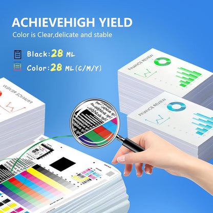 PP-50 PP-100 Ink Cartridges 6 Color Set PJIC1 PJIC2 PJIC3 PJIC4 PJIC5 PJIC6 C13S02A9991 Suitable for DiscProducer PP-50 PP-100 Printers (Black, Cyan, Magenta, Yellow, Light Cyan, Light Magenta, 6Pcs)