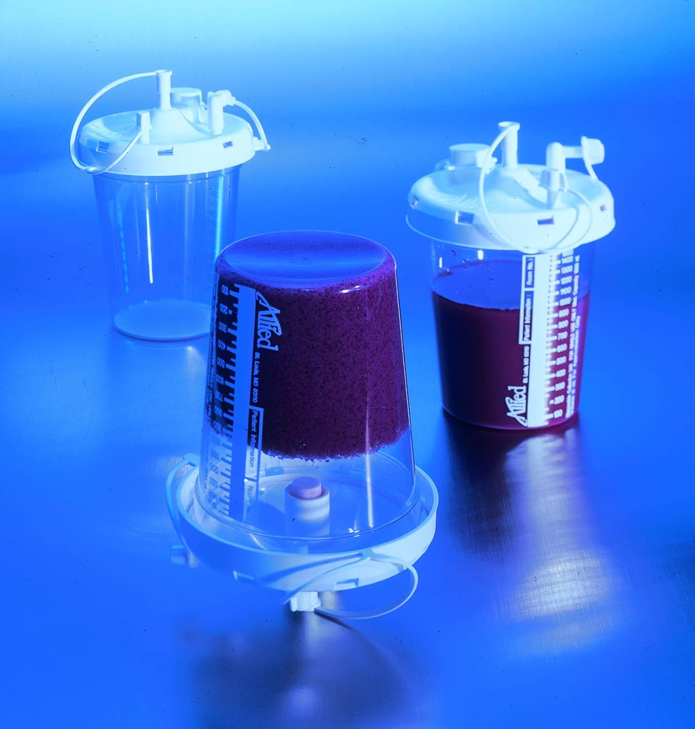 DiSorb Suction Canister Sterilizer Absorbent Powder - Absorbs Bodily Fluids & Blood - For Hospitals, Health Care Facilities, Veterinary Clinics - EPA Approved Solidifier - 1200cc -100 Bottles Per Case