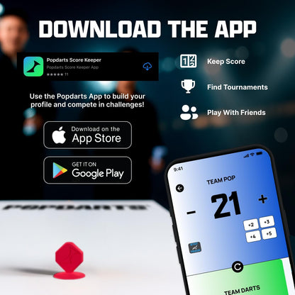 Popdarts Game Rookie Pack – Beginner-Friendly Suction Cup Dart Game for Kids, Families, and New Players | Indoor & Outdoor Target Toss Game | Fast Setup, Durable, Simple Rules, and Fun for All Ages!