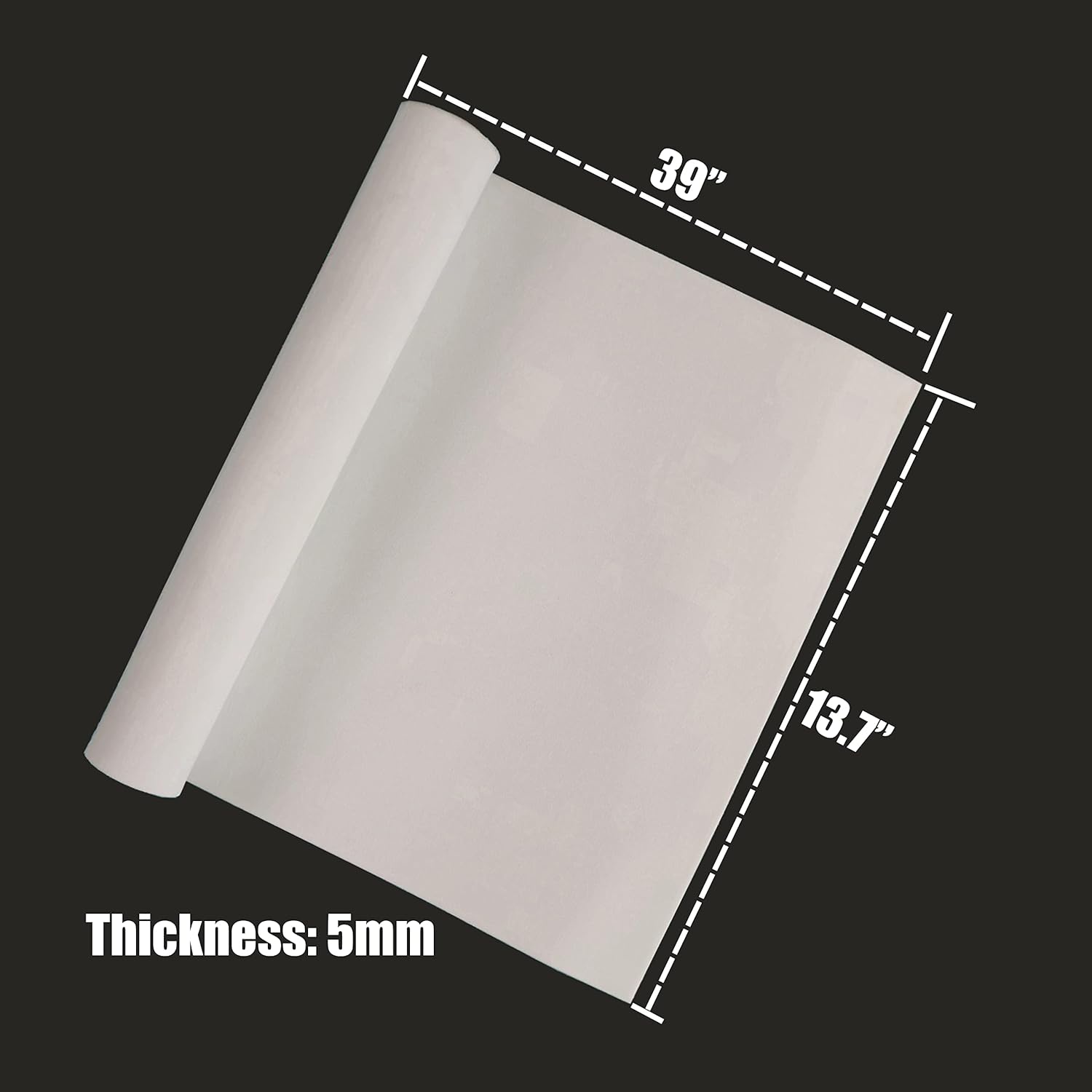 OISAKLD EVA Foam 2mm-10mm 13.7"×39" Craft Foam Sheet 74 kg/m³ Cosplay Foam for Craft Model Cosplay 5mm - Crafty Corner