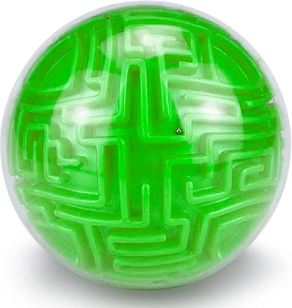 YongnKids Amaze 3D Memory Sequential Maze Ball Puzzle Toy Gifts for Kids Adults - Challenges Game Lover Tiny Balls Brain Teasers Game (Green)