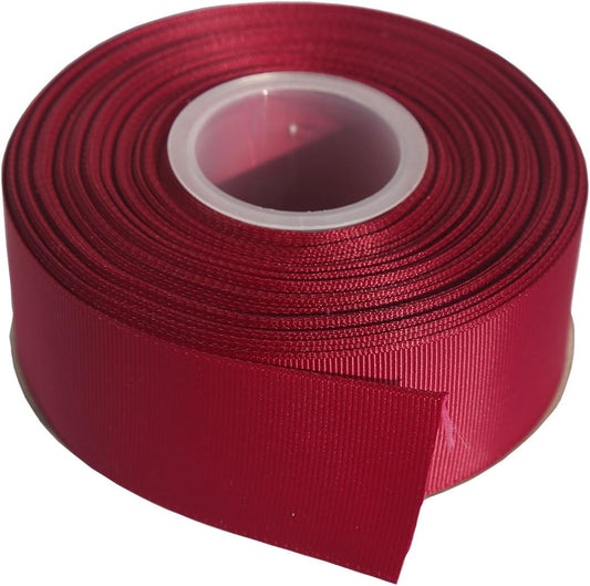 ITIsparkle 11/2" Inch Grosgrain Ribbon 25 Yards-Roll Set for Gift Wrapping Cake Decoration Party Favor Hair Braids Hair Bow Baby Shower Decoration Floral Arrangement Craft Supplies, Wine 275# - Crafty Corner
