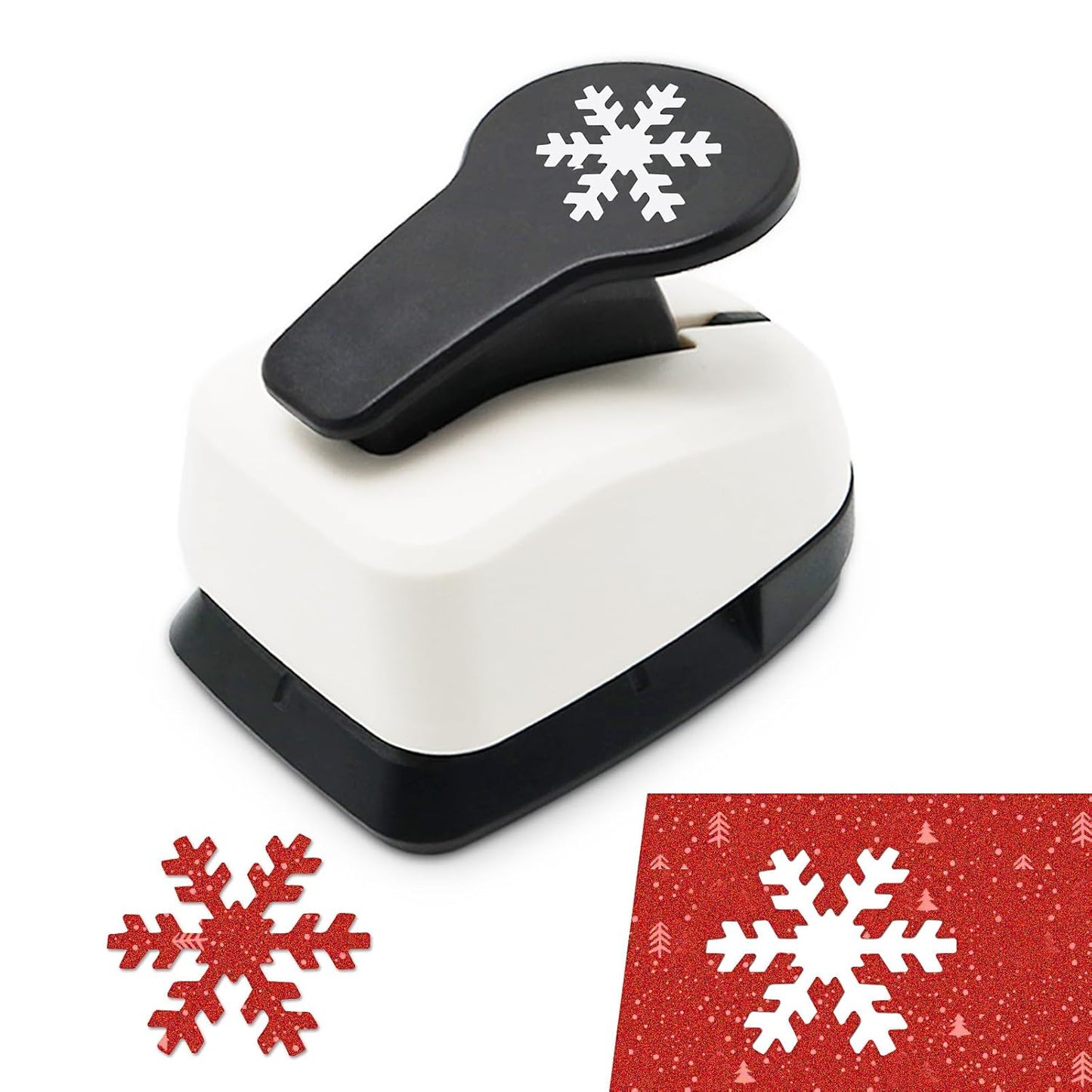 Snowflakes Punch for Crafting, 1 Inch Christmas Punch, Paper Punches for Christmas, Snowflakes Hole Punches, Snowflake Crafts Puncher for Handmade Scrapbook Cards - Crafty Corner