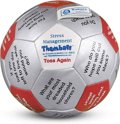 Trainers Warehouse 6" Thumball Collection, 32 Prompts for Conversation, Team Building, Relationship and Training