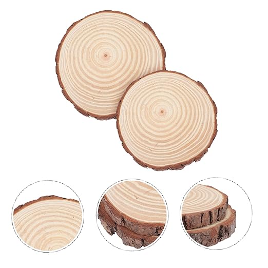 2pcs Outdoor Garden Stepping Stones Wood for Decorative Walkway Edging DIY Stepping Stone Kit