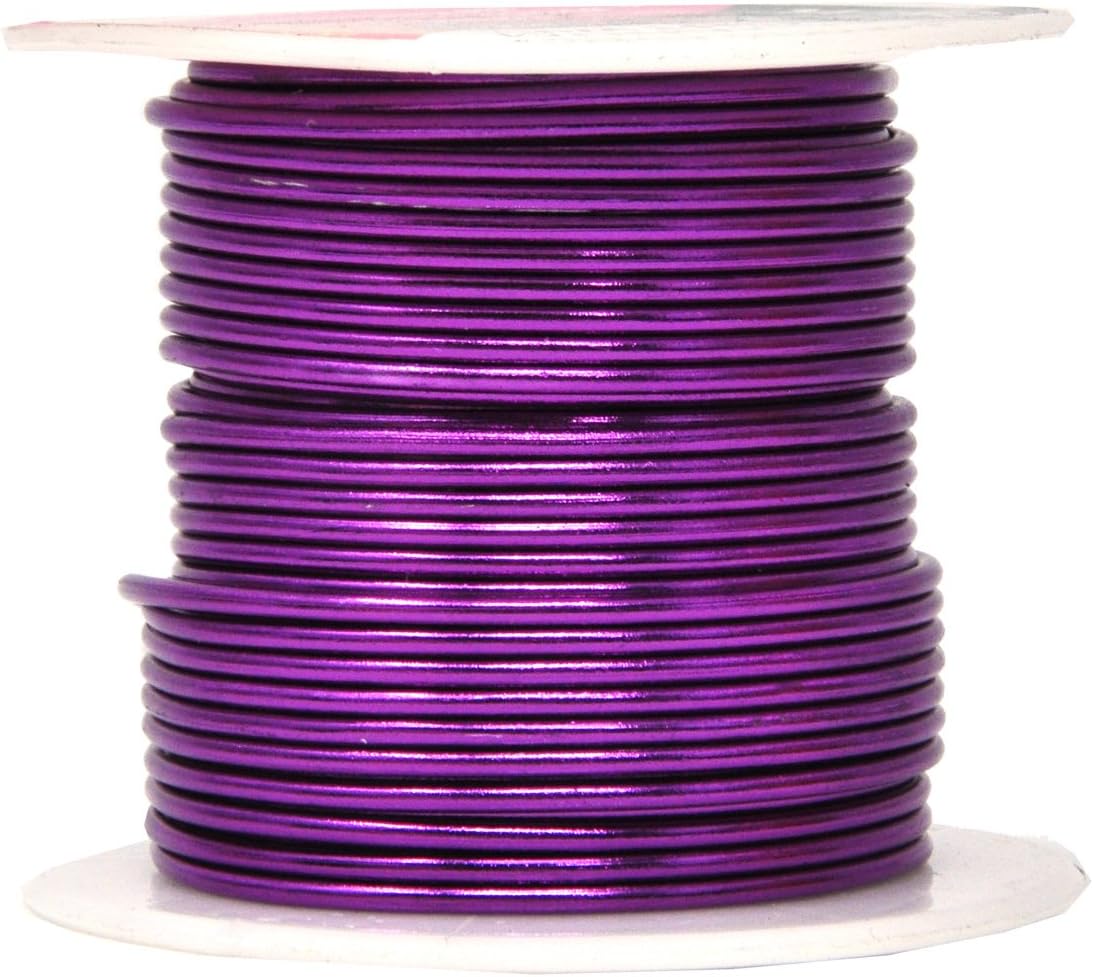 Mandala Crafts 14 Gauge Anodized Aluminum Craft Wire for Jewelry Making – 330 FT Colored Flexible Silver Copper Purple Pink Brown Ice Blue Wire - Bendable for Bonsai Armature Crafting Sculpting - Crafty Corner