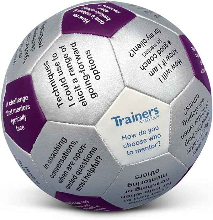 Trainers Warehouse 6" Thumball Collection, 32 Prompts for Conversation, Team Building, Relationship and Training