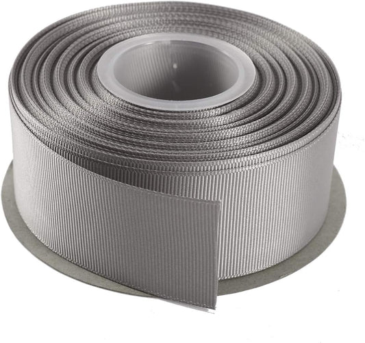 ITIsparkle 11/2" Inch Grosgrain Ribbon 25 Yards-Roll Set for Gift Wrapping Cake Decoration Party Favor Hair Braids Hair Bow Baby Shower Decoration Floral Arrangement Craft Supplies, Silver Ribbon - Crafty Corner