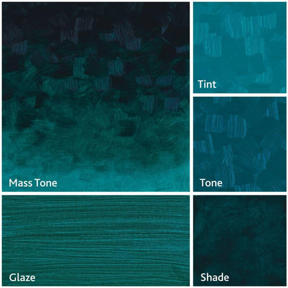 Tusc & Pine Artist Oil Paint - Phthalo Turquoise, 150 ml, Non-Yellowing, Rich & Creamy Consistency, Maximum Pigment Load, Small Batch Milled Oil Paints Made in the USA for Professional Artists