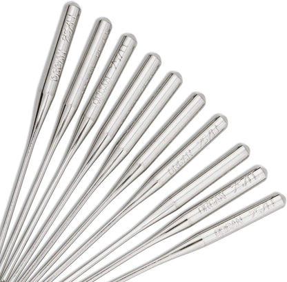 50 PCS Embroidery Sewing Machine Needles for Brother Size 75/11 130/705H HAx1 Sewing Needles for Brother Sewing Machine (5 Pack of 10 Needles)