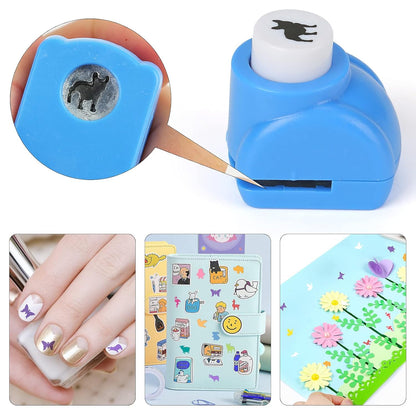 LOVEINUSA 10 PCS Land Animal Shaped Craft Hole Punch Set for DIY Crafting, Scrapbooking, Tissue Paper for Gift Bags, Wrapping Paper and Festival Wrapping Crafts, Birthday Confetti Maker Projects - Crafty Corner