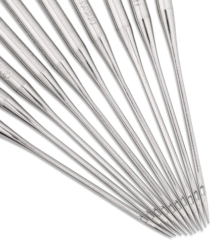 50 PCS Embroidery Sewing Machine Needles for Brother Size 75/11 130/705H HAx1 Sewing Needles for Brother Sewing Machine (5 Pack of 10 Needles)