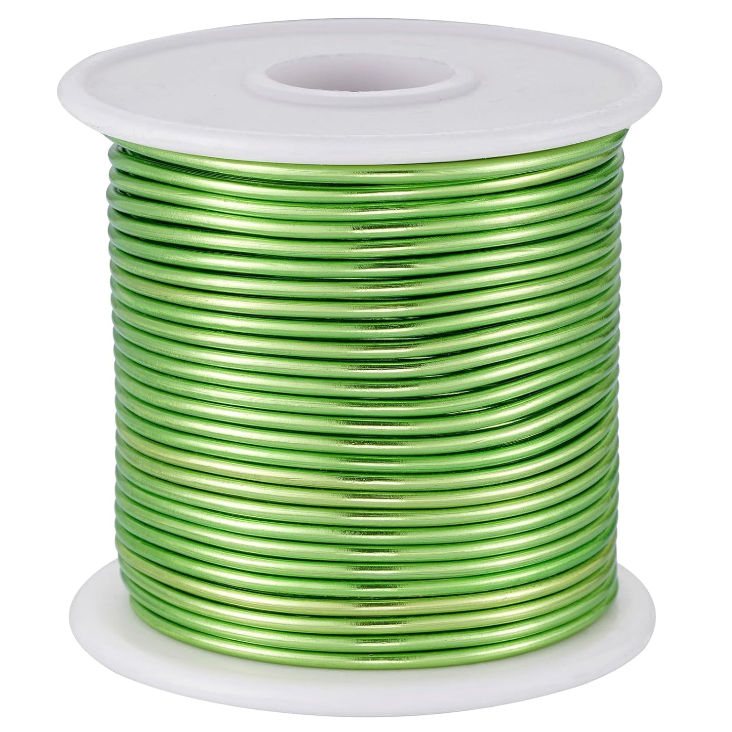 12 Gauge Light Green Aluminum Craft Wire (105FT) - Anodized for Jewelry Making, Beading Floral, Plant Gardening, Sculpting & Modeling Craft Wire (Light Green #8, 2mm) - Crafty Corner