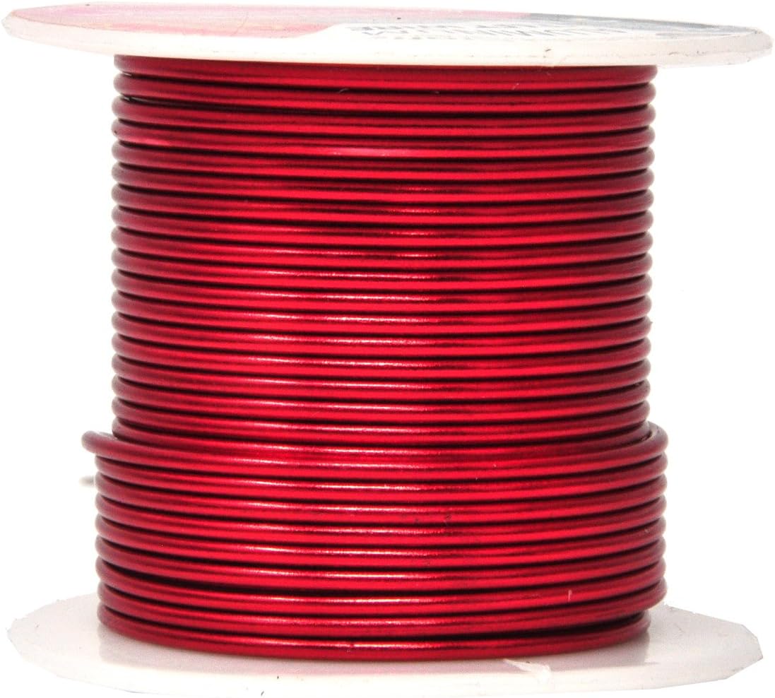 Mandala Crafts 12 14 16 18 20 22 Gauge Anodized Jewelry Making Beading Floral Colored Aluminum Craft Wire Wholesale Combo 6 rolls (14 Gauge, Combo 3) - Crafty Corner