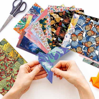 12 Different Packs Full Collection Origami Paper Kit 6 Inch Square Double Sided Color Vivid Colors Creation Easy Fold Paper Set Hand Crafts Paper Arts Creativity.01 - Crafty Corner