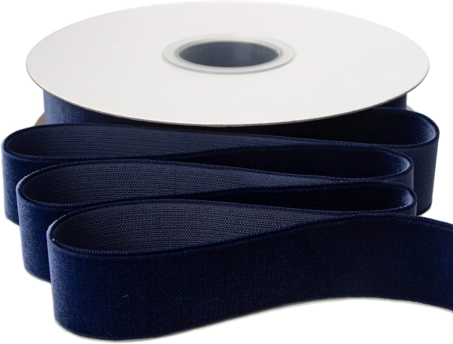 Ribbli Polyester Navy Velvet Ribbon,1 Inches Continuous10-Yard Spool,Christmas Ribbon for Gift Wrapping,Floral Bouquets, Home Decor - Crafty Corner