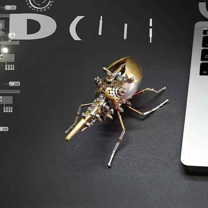 3D Metal Puzzles, Steampunk Bug Sculpture Hercules Beetle Mechanical Insects Model,Metal Building Hobby kit DIY Projects, Fun for Birthday (Aristolochia)