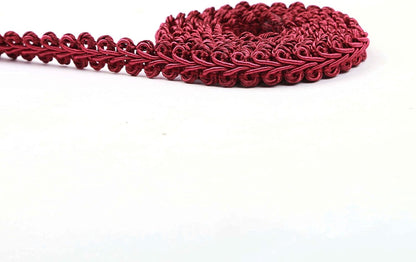 BEL AVENIR Braid Trim 1/2 inch 13.6 Yards French Gimp Basic Sewing Polyester DIY Crafts Costume Home Decorative (Red) - Crafty Corner