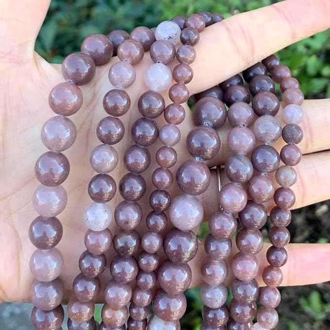 35pcs Adabele Natural Purple Aventurine Healing Gemstone 10mm (0.39 inch) Round Loose Beads Gem Stone Spacer for Craft Jewelry Making GF7-10