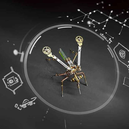 Mechanical 3D Steampunk Metal Puzzle Insects Mosquito Model Personalized Gifts Mind Relaxation Building Project Cool for Birthday (Mosquito)