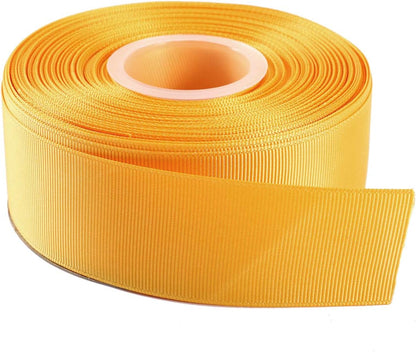 ITIsparkle 11/2" Inch Grosgrain Ribbon 25 Yards-Roll Set for Gift Wrapping Cake Decoration Party Favor Hair Braids Hair Bow Baby Shower Decoration Floral Arrangement Craft Supplies, Gold Ribbon - Crafty Corner