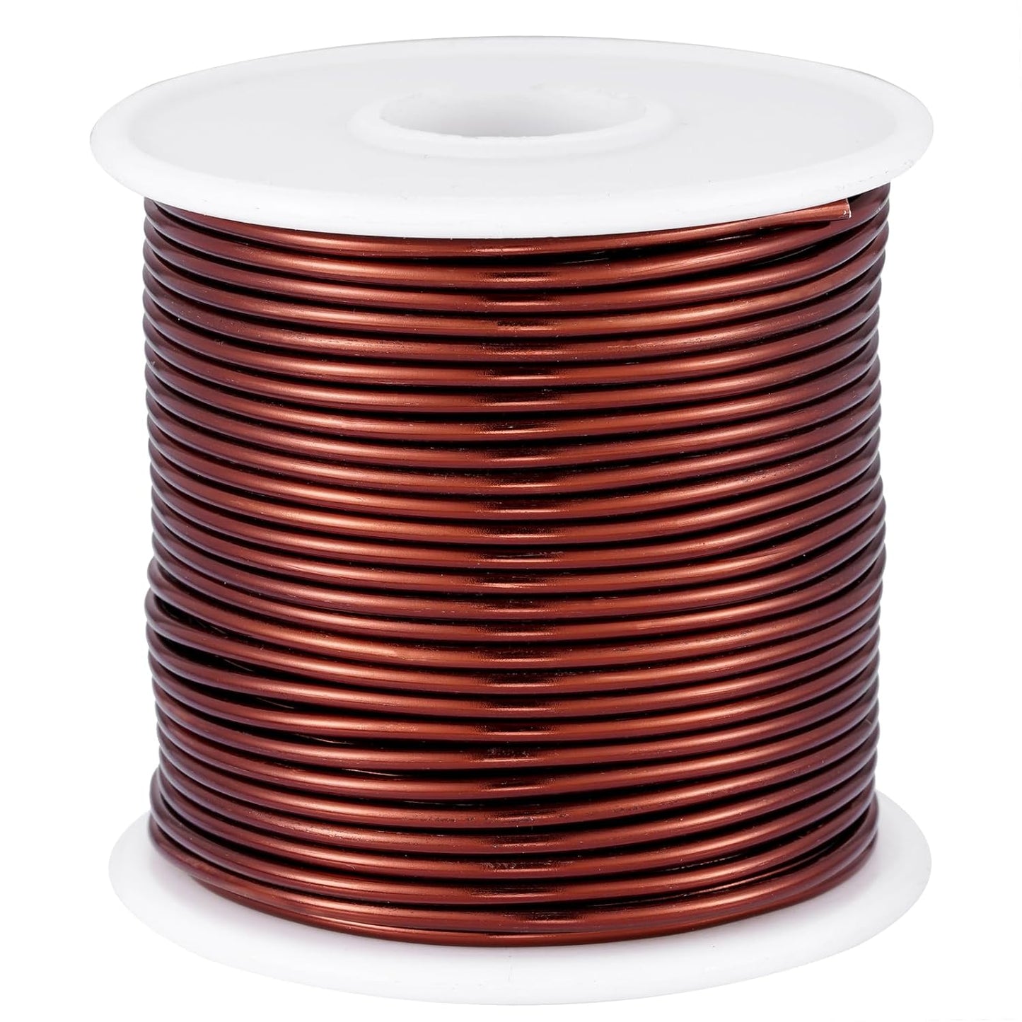 12 Gauge Brown Aluminum Craft Wire (105FT) - Anodized for Jewelry Making, Beading Floral, Plant Gardening, Sculpting & Modeling Craft Wire (Brown #15, 2mm) - Crafty Corner