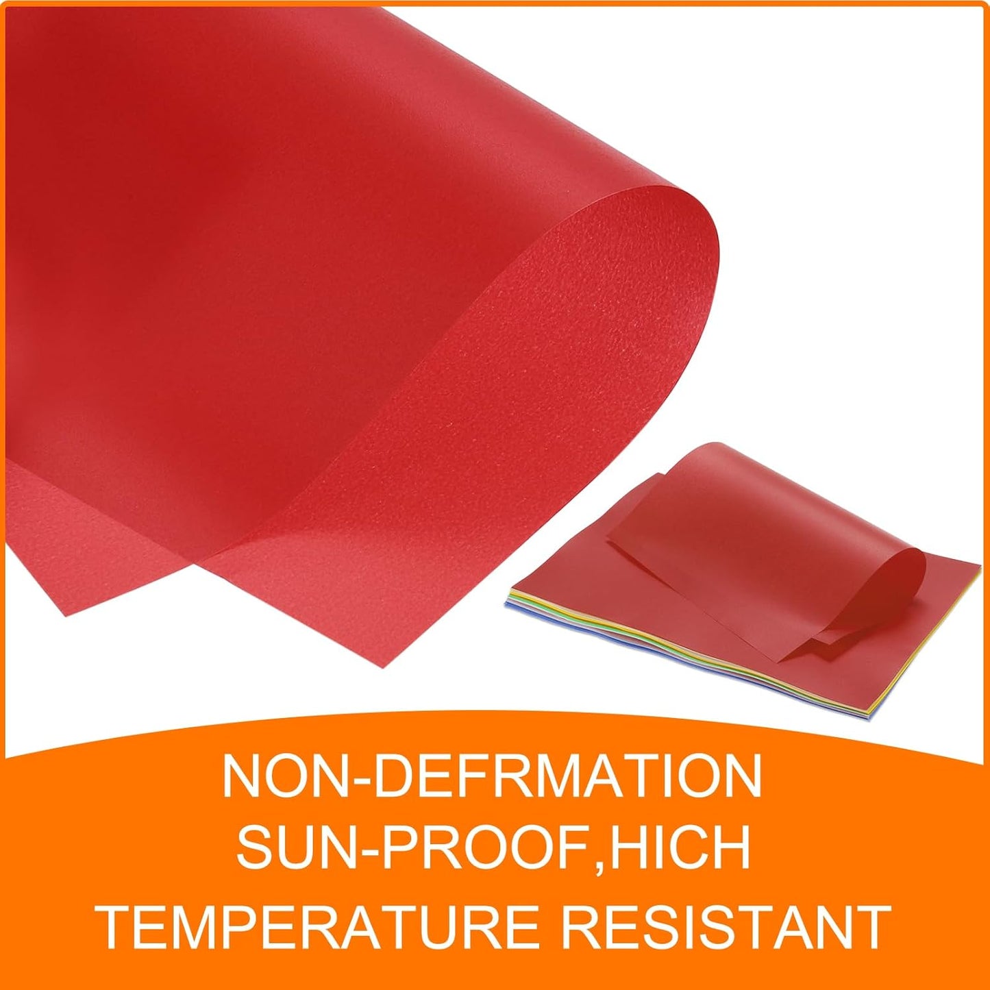 MECCANIXITY Colored Vellum Paper, 40 Sheet Deep Red Transparency 11.7 x 8.2 Printable Vellum Paper, Translucent Vellum Sheets for Printing Wedding Invitations, Ink Jet Laser Printer