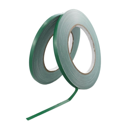 2 PCS Green Floral Tape, 0.25" Flower Stem Wrap Tapes, Waterproof Florist Tape - Multipurpose Adhesive Florist Tapes for Binding Fresh, Flower Bouquets and Floral Craft (98Ft/33Yd/Roll)