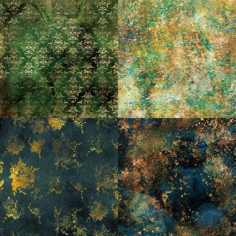 Aesthetic Scrapbook Paper Pad Vintage Patterned Paper 6×6,24 Sheets Single-Sided Boho Scrapbooking CardStock Papers Pad for Holiday Cardmaking DIY Origami Journaling. - Crafty Corner