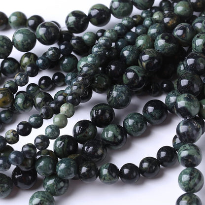 60PCS 6MM Blue Jasper Beads Stone Beads Energy Healing Beads for DIY Jewelry Bracelet Necklace Making for Jewelry Making15Inch