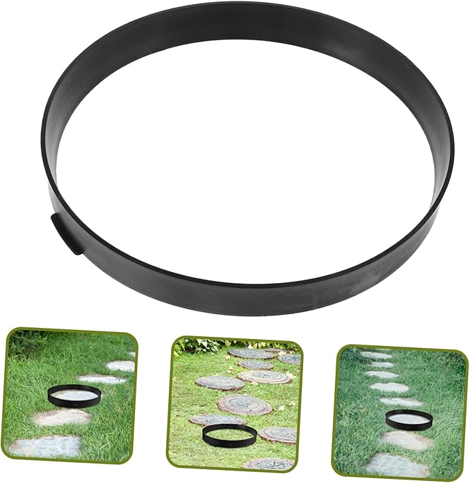 balacoo Paver Mold for Stepping Stones Round Concrete Mold for Garden Pathways Plastic Pavement Mold for DIY Walkways and Floor Tile Decoration