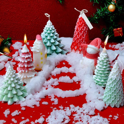 Christmas Tree Silicone Mold 3D Candle Molds for Making Tree Shaped Silicone Epoxy Resin Mold 3D Christmas Pine Tree Silicone Mold for Epoxy Resin Casting DIY Aromatherapy Candles Wax Gift Decoration
