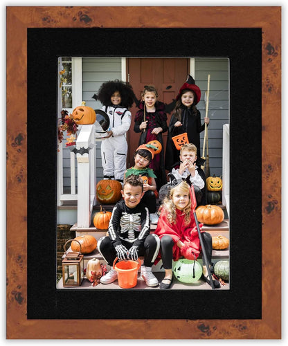 Pack of 25 Acid Free 11x14 Mats Bevel Cut for 8.5x11 Photos - Black with Black Core Precut Matboards For Pictures, Photos, Framing - 4-ply Thickness