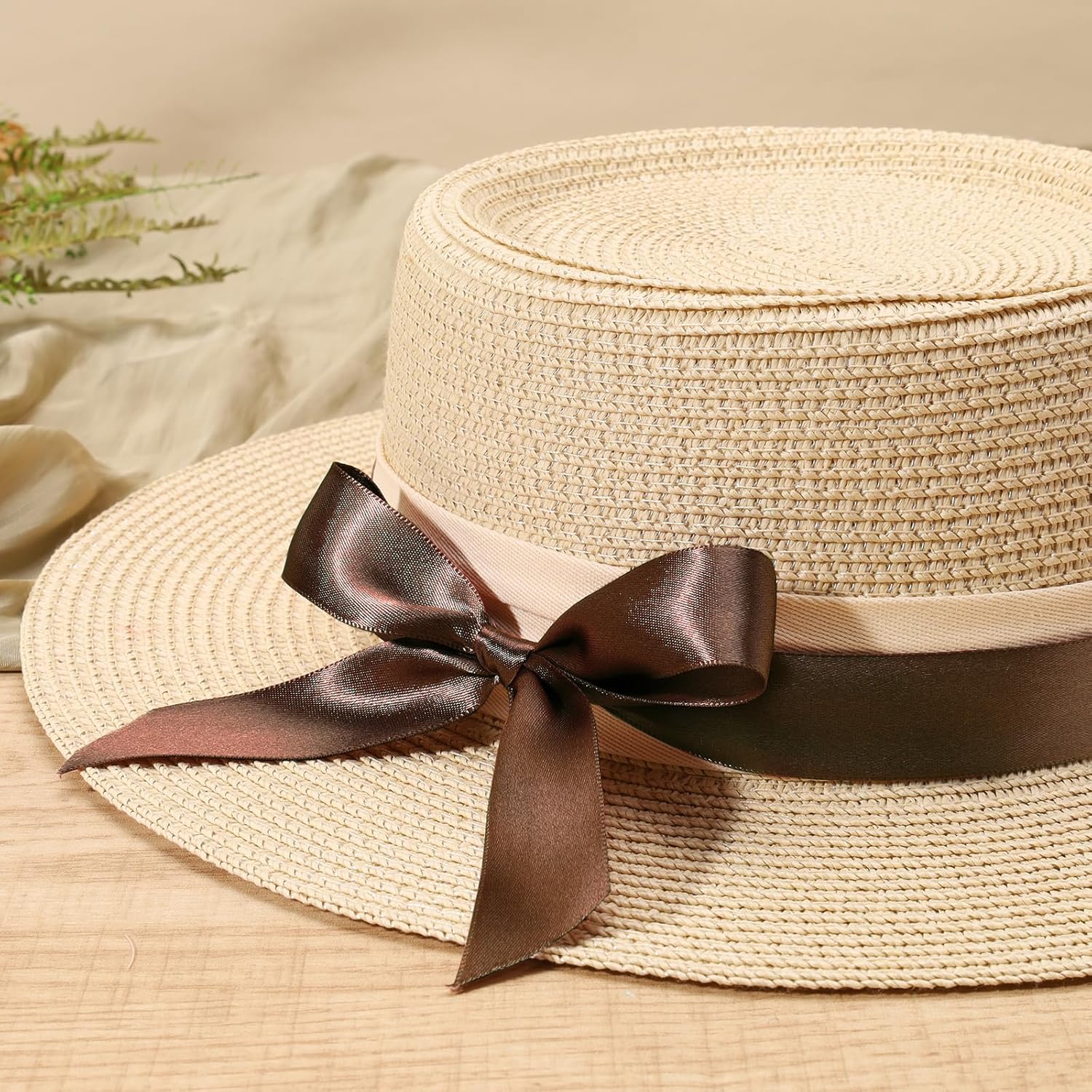 LaRibbons Brown Satin Ribbon 1 Inch 50 Yards Thin Luxury Double Faced Mocha Mousse Silk Ribbon for Flower Bouquet Crafts Gift Wrapping Wedding Decoration - Crafty Corner