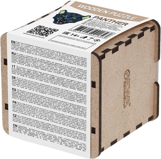 EWA Home Décor – Panther Small 80 Pieces – Wooden Jigsaw Puzzle for Adults – Perfect for Artistic Home Decoration and Mindful Relaxation