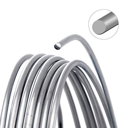 The Beadsmith Wire Elements Craft Wire – Tarnish Resistant, Soft Temper, Round, Titanium Color – 0.41mm, 26 Gauge, 15 Yard Spool – Jewelry Making, Wire Wrapping, Floral, & Other DIY Crafts