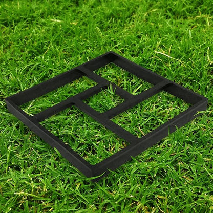 DIY Kits 1pc Paver, Forms Stepping Manually Moulds, Garden, Paver Floor Paving Plastic Reusable Lawn, Walkway, for Molds Moldings Mode Lawn Brick Cement DIY Stepping Stone Kit
